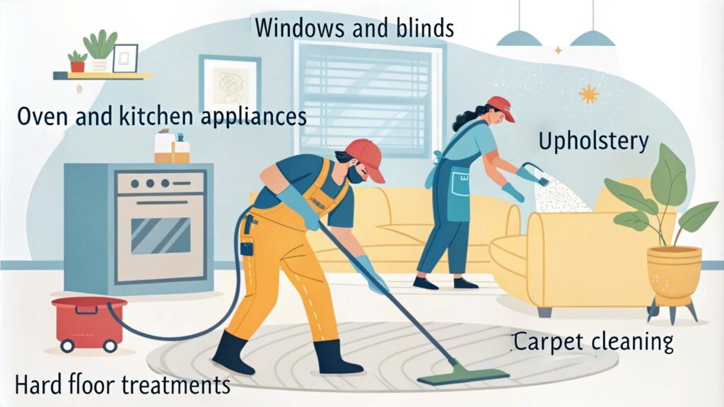 areas that needs professional cleaning