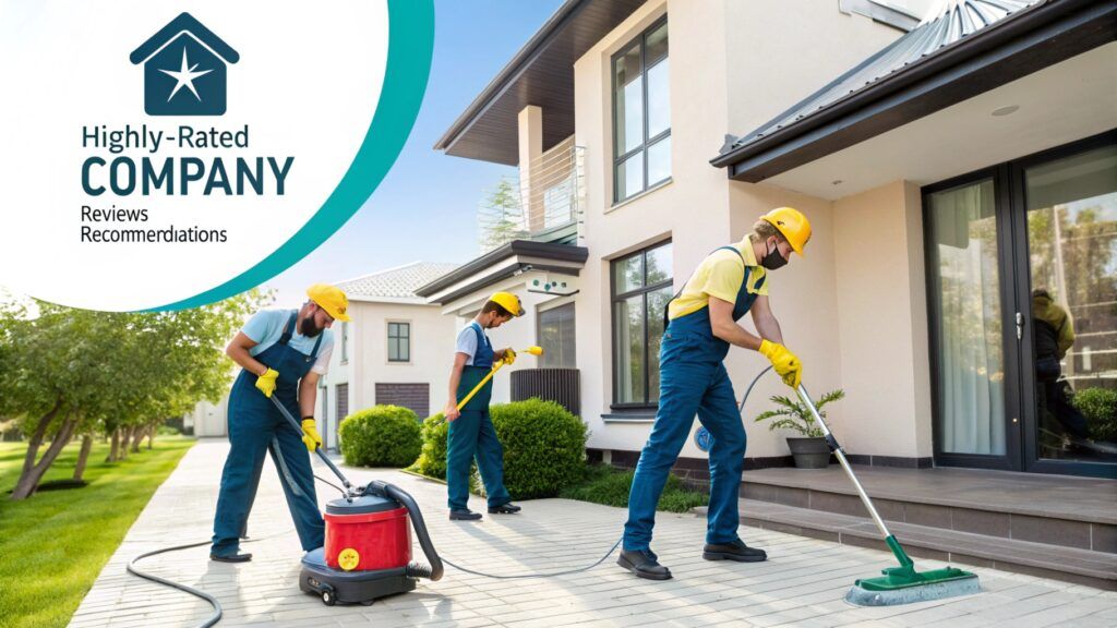 highly-rated companies with recommendations and experience in end-of-tenancy cleaning